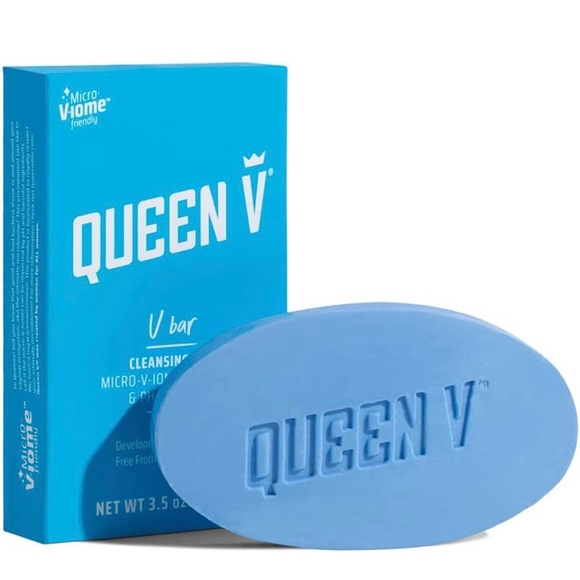 Queen V Cleansing Bar Wild Berry pH Balanced Feminine Soap - Picture 1 of 8